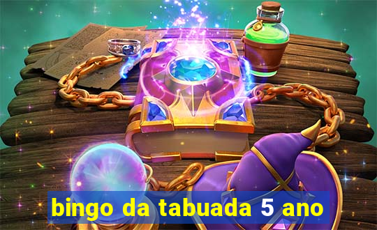 bingo da tabuada 5 ano