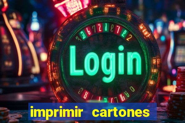 imprimir cartones de bingo