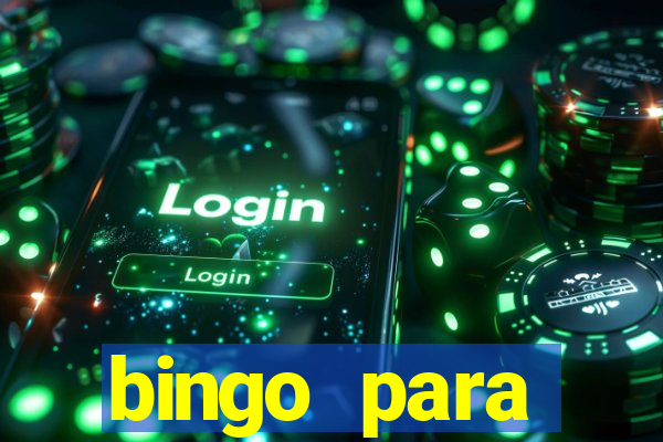 bingo para despedida de solteira para imprimir