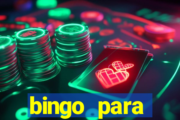 bingo para despedida de solteira para imprimir