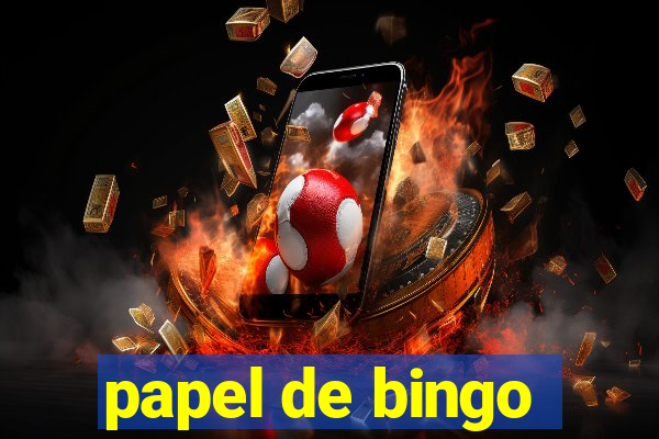 papel de bingo