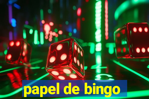 papel de bingo