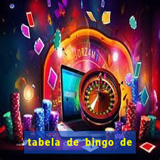 tabela de bingo de 1 a 100