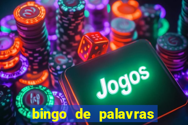 bingo de palavras cha de bebe