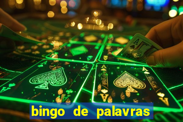 bingo de palavras cha de bebe
