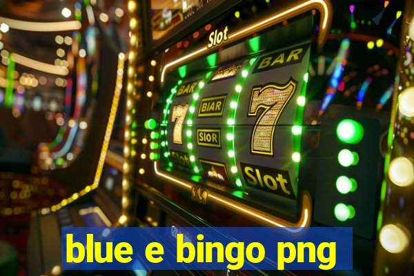 blue e bingo png