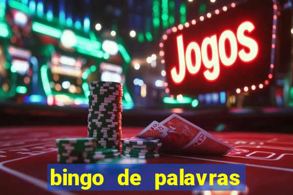 bingo de palavras de natal