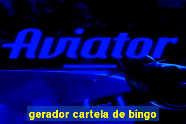 gerador cartela de bingo